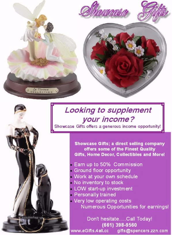 Now YOU can be the BOSS in your OWN small Business!  Unlimited income potential!  Call NOW!